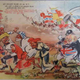A poster shows Churchill treating shackled Indians like slaves.